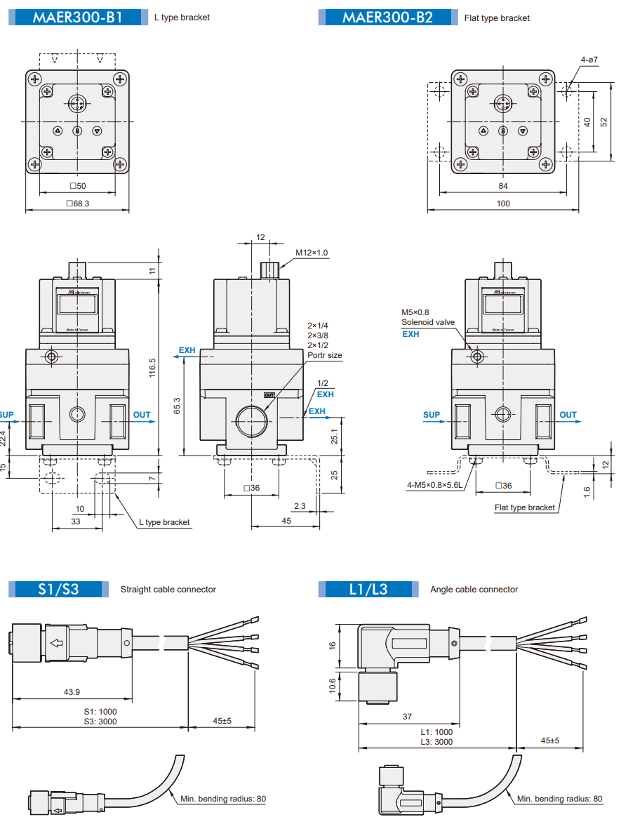 Bộ điều khiển điện Mindman MAER300